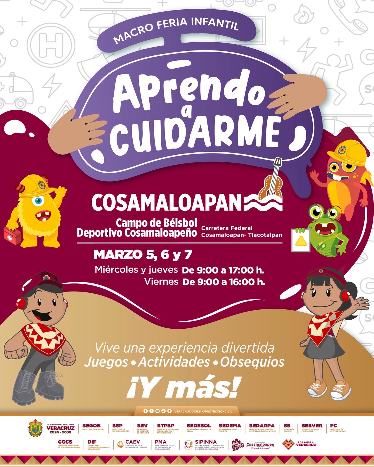 Macro Feria Infantil Aprendo a Cuidarme llega a Cosamaloapan