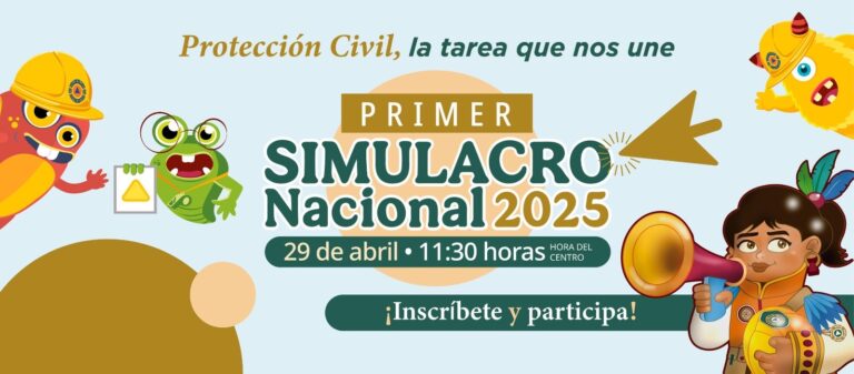 Veracruz, listo para participar en el Primer Simulacro Nacional 2025
