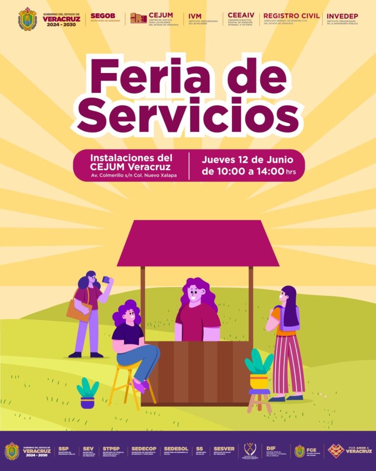Invita CEJUM a Feria de Servicios para el bienestar de las mujeres 