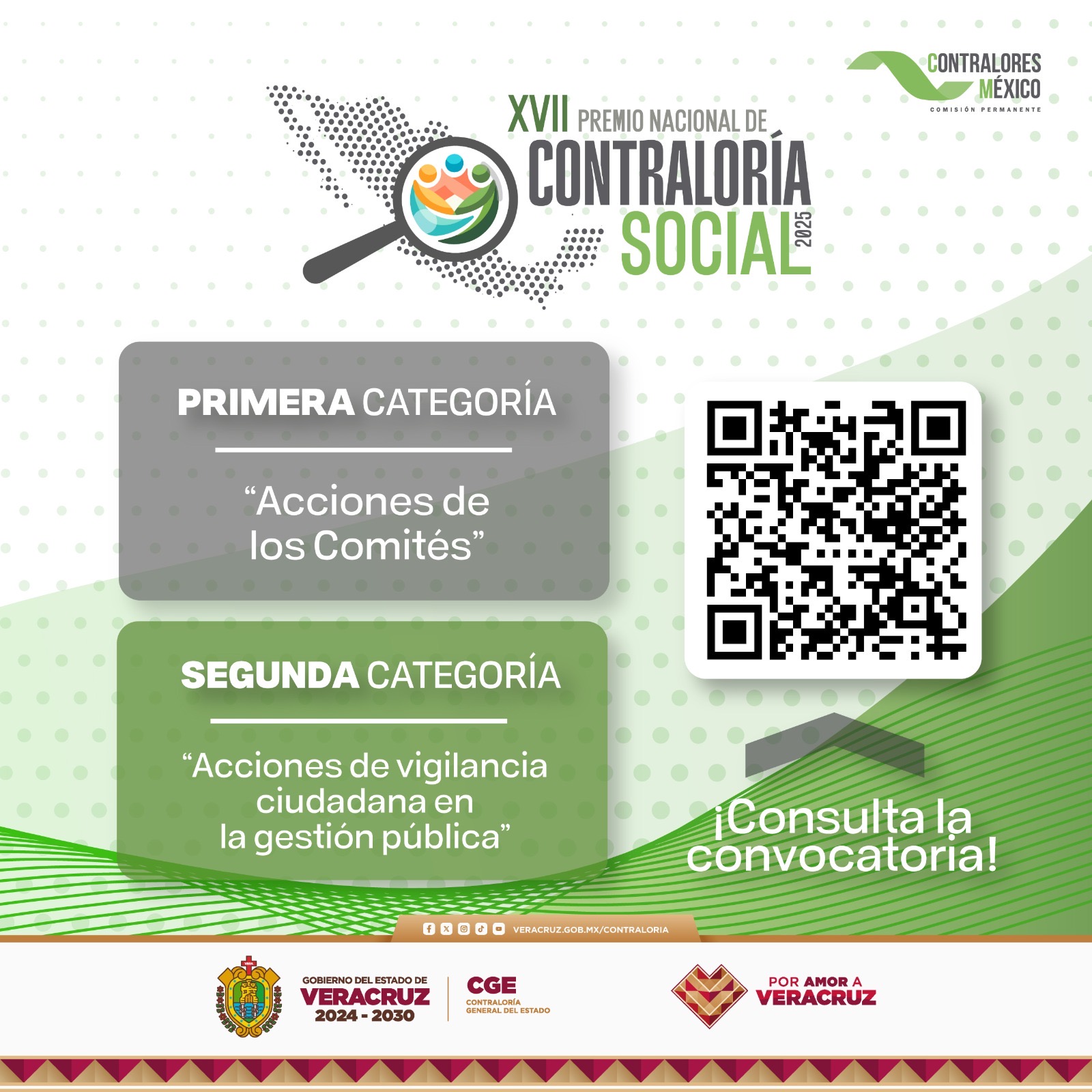Tu vigilancia cuenta, participa en el Premio Nacional de Contraloría Social