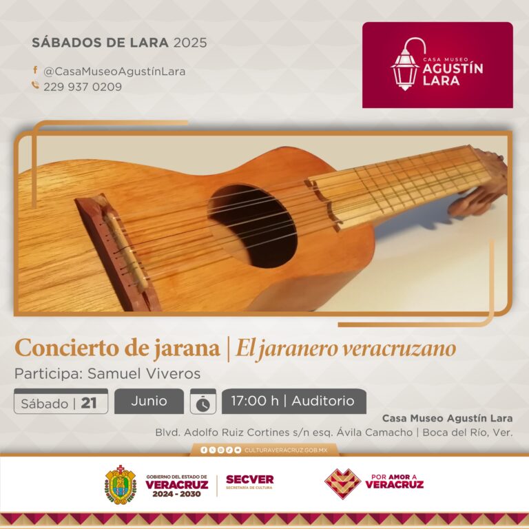 Invita SECVER a los conciertos Sábados de Lara de junio en la Casa Museo Agustín Lara